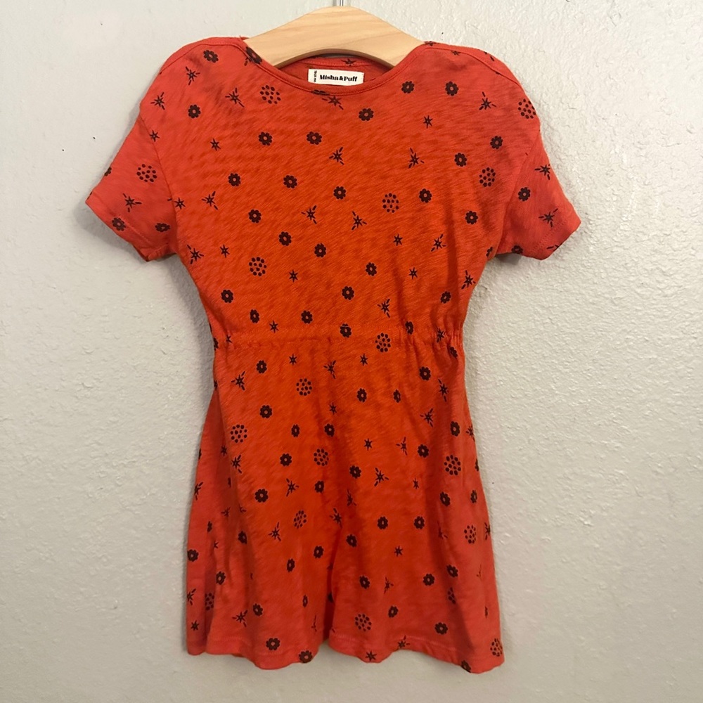 Misha & Puff drop sleeve bandana print cotton dress 18-24 months